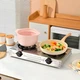 Плита настольная газовая на 2 конфорки Sokany SK-07022 Белая - изображение 2