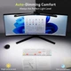 Изогнутая лампа для монитора Quntis 66 см RGB с портом USB, пультом дистанционного управления и теплой белой подсветкой, сложная лампа для монитора с автоматическим затемнением, регулируемой яркостью и цветовой температурой. Черная - изображение 2