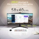 Вигнута лампа для монітора Quntis 66 см з USB-портом, пультом дистанційного керування та теплим білим підсвічуванням, складна лампа для монітора з автоматичним затемненням, регульованою яскравістю та колірною температурою. Чорна - зображення 8