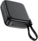 УМБ Acefast M15 10000 mAh QC3.0/PD20W USB-C In/Out with build Type-C cable Black (6974316283973) - изображение 5
