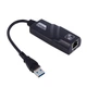 Сетевая карта внешняя USB 3.0 Gigabit Ethernet, адаптер LAN RJ45 1000 Мбит/с для ПК и ноутбука белый - изображение 1