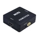 Переходник HDMI VGA с аудиовыходом F&D 3.5 мм и питанием F D Черный 284969 03 AT3 - изображение 2