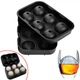 Форма для льда F&D F D Шар 6 ячеек 18х12х5 см Черный 285091 03 AT3 - изображение 1