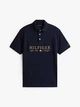 Бавовняна футболка-поло Tommy Hilfiger з вишитим логотипом, стандартного крою, темно-синя, XL - изображение 4