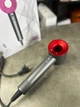 Фен для волос Nickel Red 1600W с ионным уходом и 5 насадками + расческа фуксия – быстрая укладка - изображение 3