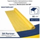 Подкровельная гидроизоляционная пленка Гидробарьер Masterplast Soft MP 95 г/м2 (75м2 рулон) - изображение 1