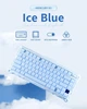 Клавиатура Беспроводная Gravastar Mercury K1 Ice Blue Игровая Механическая. 2.4G/Bluetooth/Кабель. АЛЮМИНИЕВЫЙ Корпус. Hot-Swap. Батарея 8000mAh. RGB Подсветка Корпуса. Kailh Cherry Pink -COPY- - изображение 2