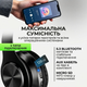 Бездротові навушники B39 з мікрофоном Bluetooth, гарнітура накладна з RGB-підсвічуванням + підтримка microSD, Black - зображення 5
