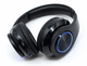 Бездротові навушники B39 з мікрофоном Bluetooth, гарнітура накладна з RGB-підсвічуванням + підтримка microSD, Black - зображення 11