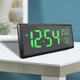 Годинник Deepfox DS-3808L gaosiio LED цифровий електронний настінний/настільний Будильник Дата Температура Вологість 35х15см зелений - зображення 12