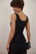 Жилет з відкритими плечима з барбі на блискавці Wear me M Чорний (6_25_77_15406) - изображение 2