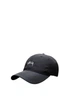 Бейсболка Stussy Stock Low Pro Cap чёрная, регулируемая, нейлон - изображение 1
