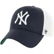 Кепка 47 Brand NEW YORK YANKEES BRANSON MESH чорно-біло-зелена B-BRANS17CTP-BK - зображення 1