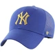 Кепка 47 Brand NEW YORK YANKEES BRANSON MESH METALLIC сине-золотая B-BRMTL17CTP-RY - изображение 1
