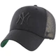 Кепка 47 Brand NEW YORK YANKEES BRANSON MESH черно-зеленая B-BRANS17CTP-BKB - изображение 1