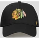 Кепка 47 Brand CHICAGO BLACKHAWKS BRANSON MESH чорно-зелена H-BRANS04CTP-BK - зображення 2