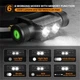 Налобний ліхтар Sofirn H25S, LED SST40 LED 1200 lm, USB type-C, 18650 на 3000 mAh у комплекті, Ліхтар на голову - зображення 2