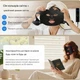 Силиконовая LED маска для лица с 7 цветами светотерапии против акне и морщин (Черный) - изображение 3