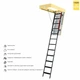 Чердачная лестница FAKRO LMK Komfort 70×120 см металлическая с люком - изображение 2