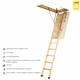 Чердачная лестница FAKRO LWK Komfort 70×130 см высота 3.25 м деревянная с люком - изображение 2