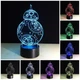 Светильник ночник декоративный на подарок с пультом «Звездные войны Star Wars BB-8» 3D лампа с Led-подсветкой (7 цветов 4 режима) (3DP018) - изображение 2