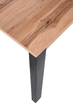 Stół rozkładany Halmar Gino 135 x 60 x 75 cm Dąb wotan z czarnymi nożkami (5905248102057) - obraz 6
