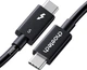 Кабель CHOETECH Thunderbolt 5 Intel Certified 240W 8K 1 м Black (A3011-B) - зображення 2