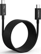 Кабель CHOETECH Thunderbolt 5 Intel Certified 240W 8K 1 м Black (A3011-B) - зображення 3