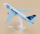 Колекційна металева лита модель пасажирського літака 1:400 Boeing 777 Egypt Air 16 см - зображення 3