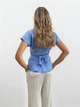 Блуза на запах з крепу Wear me XL/XXL Блакитний (1_25_96_11072) - изображение 2
