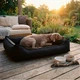Уличная лежанка для больших собак BOSYAK Outdoor Waterproof 120x100 Черная (от 30 кг) - изображение 2