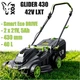 Аккумуляторная газонокосилка FOX GLIDER 430 42V LXT (2 х 5Ah): ширина 43 см, травосборник 40 л, мульчирование - изображение 1