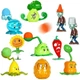 Набор игрушек Растения против Зомби / Plants vs Zombies — 10 фигурок - изображение 2