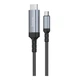 Перехідник Hoco UA43 Type-C to HDTV 4K 30Hz 1.8m Сiрий - зображення 1