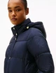 Женская куртка-пуховик Tommy Hilfiger Classic удлиненная Premium (Long Parka) — водонепроницаемая, съемный капюшон и мех (Detachable Hood & Fur) M темно-синяя - изображение 4