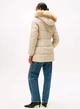 Жіноча куртка-пуховик Tommy Hilfiger Classic подовжена Premium (Long Parka) – водонепроникна, знімний капюшон та хутро (Detachable Hood & Fur) M світло-бежева - зображення 5