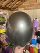 Латексный шар Gemar хром 13 "/ 90 / 33см Shiny Space Grey серебряный (асвальт) 0067 - изображение 2