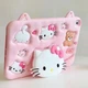 Детский силиконовый чехол Hello Kitty с подставкой для планшета Samsung Galaxy Tab A9+ Plus (SM-X210, SM-X216) экран 11" дюймов - изображение 1