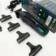 Акумуляторна машинка для стрижки VGR V-998 професійна, тример для волосся з LED дисплеєм, 4 насадки, 1200 мА·год, 180 хв роботи, машинка для стрижки волосся бездротова з титановими лезами зелена - изображение 7