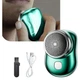 Электробритва Mini Shaver дорожная роторная беспроводная для влажного и сухого бритья зеленый - изображение 4
