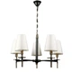 Люстра классическая с абажурами Splendid-ray LK909/5 IXCOPPER+BKизнанка - изображение 1