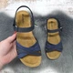 Босоножки женские Inblu синие кожаные 36р (23 см) 4788 - изображение 5
