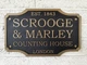 Табличка Scrooge & Marley Counting House за мотивами Різдвяної пісні. Aivory - изображение 1