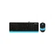 Комплект A4Tech F1010 Blue (4711421943161) (21740) - зображення 1