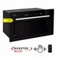 Кухонная вытяжка с управлением жестами Perfelli Design FILINI 5 NERO SILENZIO, черная полновстроенная мощная вытяжка на кухню - изображение 1