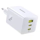 Сітчасте зарядне пристрій Baseus EnerFill FE11 Fast Charger 2C+U 100W EU білий P10182102213-00 - зображення 1