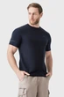 Футболка Avecs темно-синя з бавовни 30492/49 3XL - изображение 1