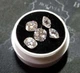 Муассанит белый кушион 1.5 ct 7 х 7 мм (3512) - изображение 3