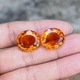 Лабораторный цитрин пара 30.65 CT. 18.2 X 15.8 X 9.2 MM (51523) - изображение 1