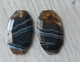 Натуральный агат пара 13 Ct 23 x 14 мм (09320) - изображение 4